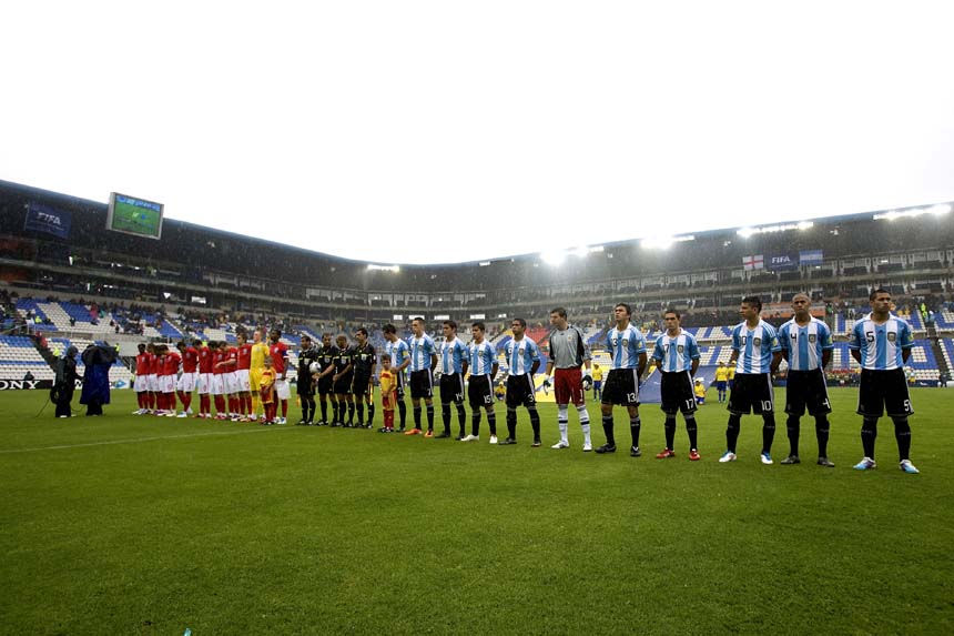 England v Argentina in the U17 World Cup.